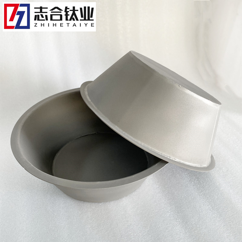 宝鸡厂家供应钛合金产品TA1 TA2 TC4 Zr702钛盆钛桶各种焊接件来图定制